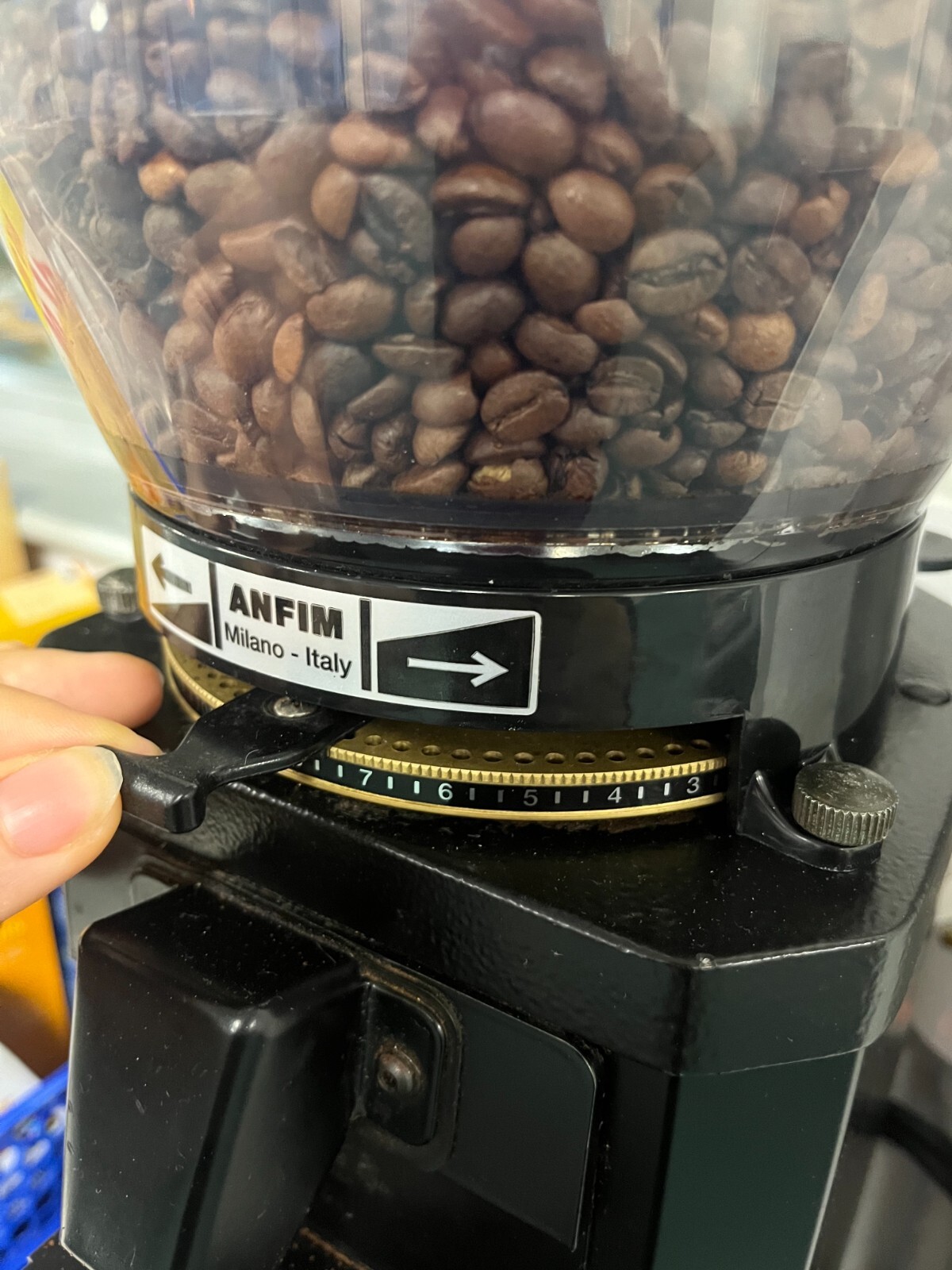USED WORKING Commercial Anfim Espresso Coffee Grinder Milan UK plug eBay
