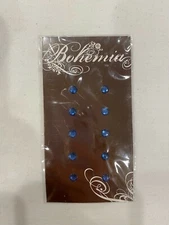 My Mind's Eye Bohemia Backyard Blue Gems 10 Pieces  Scrapbooking  Crafts  Art