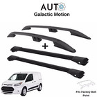 Side Rails & Cross Bars Set suits Ford Transit Connect LWB 13-24 Black Aluminum
