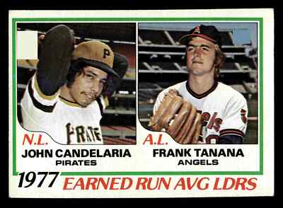 1978 Topps ERA Leaders (John Candelaria / Frank Tanana) #207