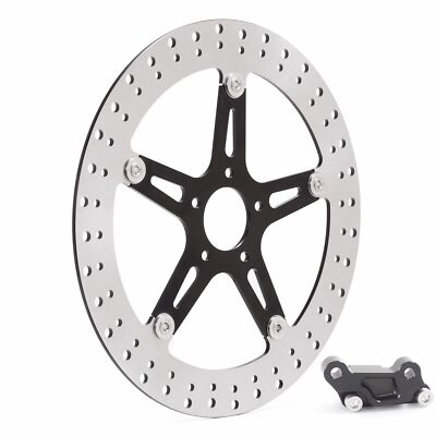 Floating 14'' Big Front Brake Rotor & Bracket for Harley Touring Road Glide 08-13