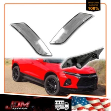 For 13-14 Cadillac ATS & 2017-up XT5 Clear Lens Front Bumper Side Marker Lights