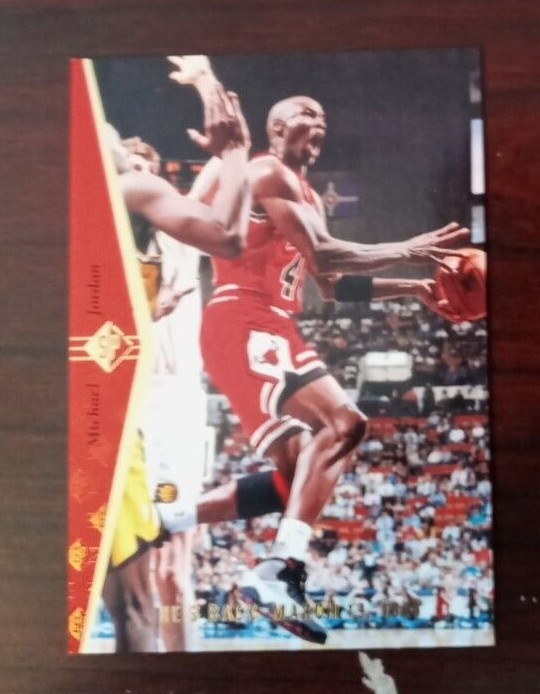 1995-96 SP Michael Jordan He's Back Card #MJ-1 near mint- mint