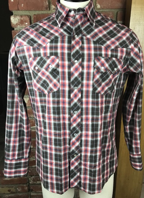 wrangler pearl snap shirts for men