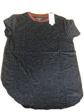 NWT - Cat Jack - Heathered Blue Tee with Red Trim - Size Large