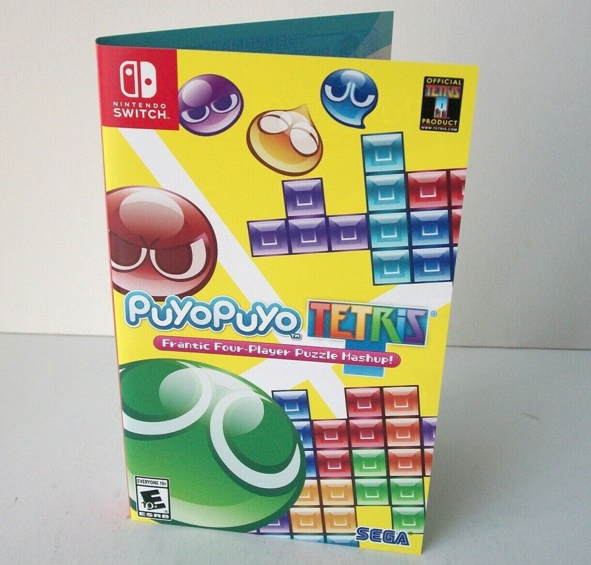ブレインスイッチBOX ウルトラ Puyo Puyo Tetris Case Only NO GAME Nintendo Switch Empty