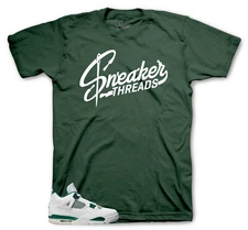 Sneaker Tees To Match Jordan 4 Oxidized Green Shoes - Sneaker Threads Logo Shirt