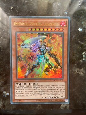 Yugioh Immortal Phoenix Gearfried TOCH-EN012, Ultra Rare, Near Mint