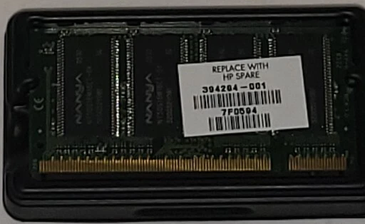 NANYA NT256D64SH8C0GM-6K 256MB DDR-333MHz-CL2.5 PC2700S-25330 LAPTOP MEMORY - Image 4 of 4