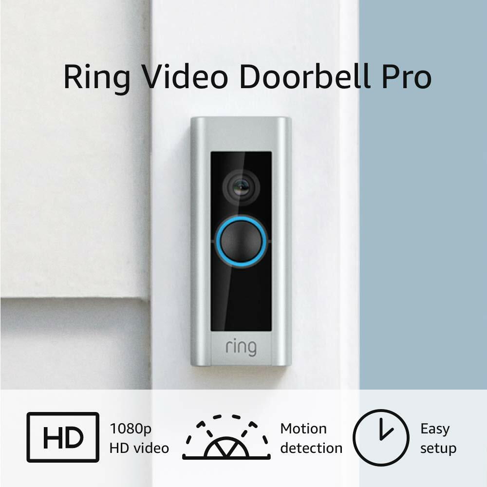 NEW Ring Video Doorbell Pro, Motion Activated Alerts (doorbell