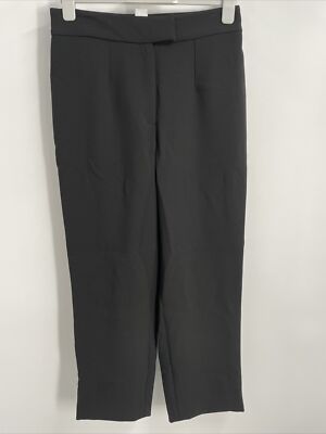 women's black polyester dress pants Ryrjj Womens Stretch Dress Pants Casual Slacks Pants with Pockets Flared Straight Leg Bootcut Trousers for Office Work Business(Black,M)