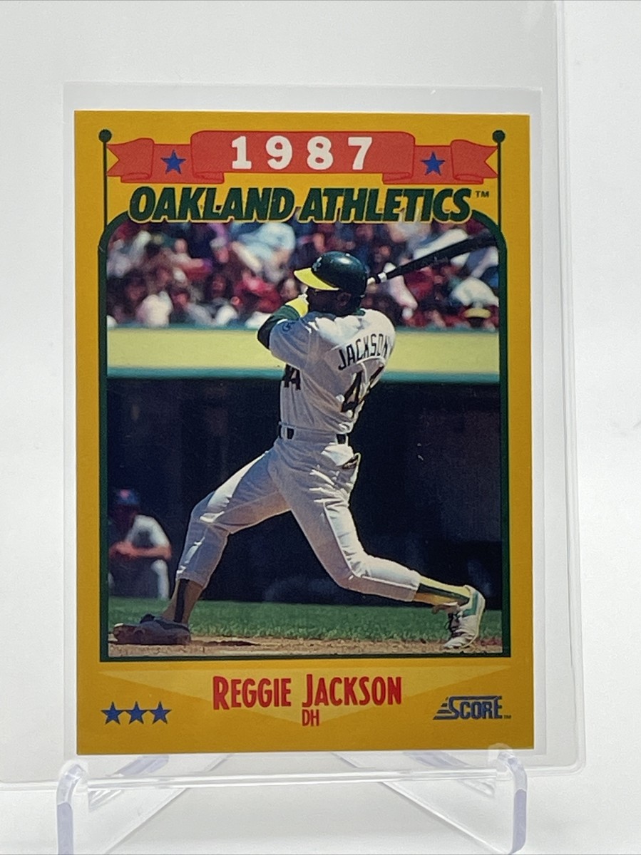 1988 Score Reggie Jackson Baseball Card #504 Mint FREE SHIPPING | eBay