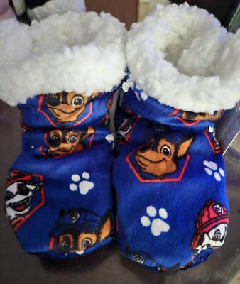 Paw Patrol/Toddler Boys/ BOOTIES/ HOUSE SLIPPERS/ Size 3T-5T/ New