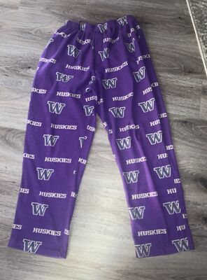 Washington Huskies Men’s L SOFT Fleece Pajama Pants