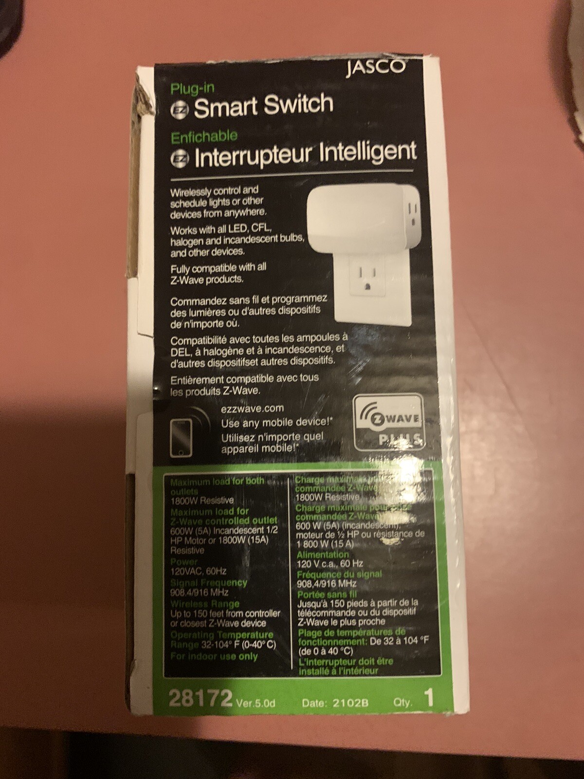Smart Plug SP20-2 Home Outlet Works With IQ Panels And RESIDO Alarms Panels Also-image