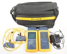 Fluke DSP-4000 Cable Tester with DSP-4000SR Smart Remote & Adapters