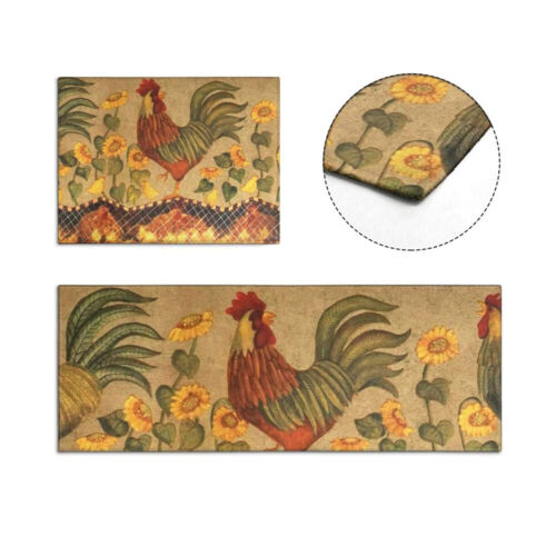 Kitchen Door Floor Mat Waterproof Non-Slip Home Rug Carpet Anti-Oil Easy Clean - Picture 16 of 19