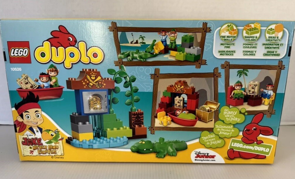 NEW Lego Duplo 10526 Disney Jake And The Never Land Pirates Peter