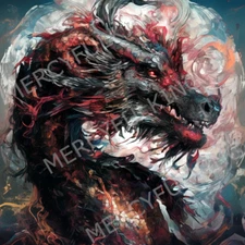 Dragon - Digital AI Art Image (4k HD) High Resolution Print Download