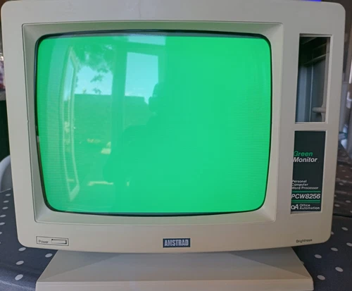 AMSTRAD PCW 8256/8512 CRT TUBE, POWER AND MOTHER BOARD REPLACEMENT PARTS WORKING