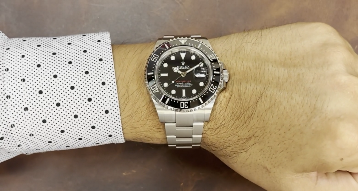 Rolex Red Sea-Dweller Steel/Ceramic Black Dial Mens 43mm NEW B/P