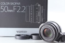 MINT in Box Voigtlander COLOR-SKOPAR 50mm f/2.2 Silver VM Leica M-mount V3714