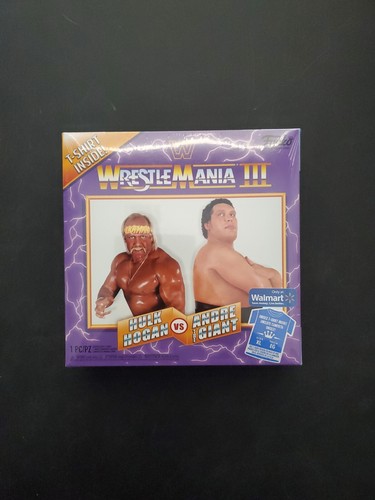 Funko Tee WWE Wrestlemania 3 III T-shirt Hulk Hogan Vs. Andre The Giant Size XL