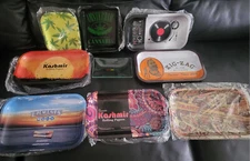 Metal Rolling Trays Lot of 9 Brand New Raw Kashmir Roor Elements Zig-zag Unused