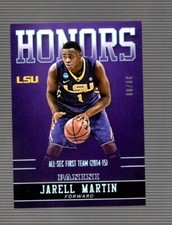 2015 PANINI LSU TIGERS JARELL MARTIN #JM-LSU ROOKIE HONORS SILVER INSERT 38/99