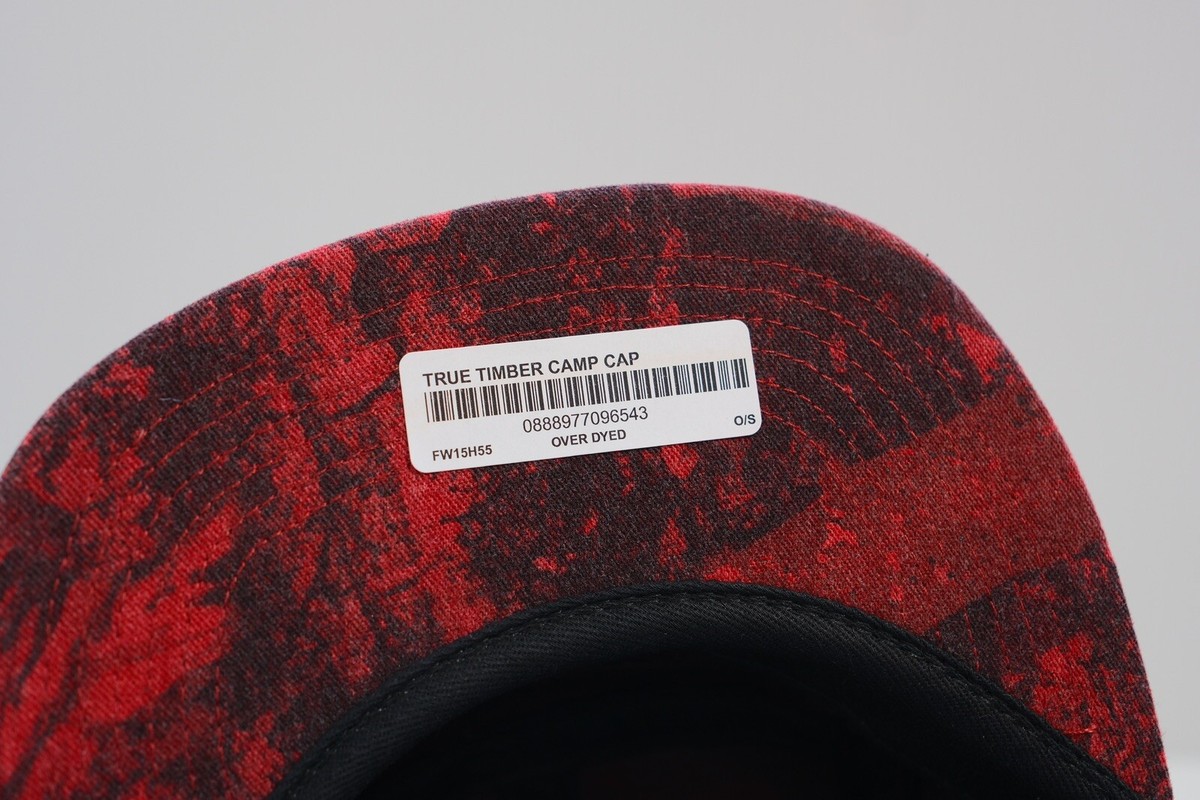 SUPREME FW15 TRUE TIMBER CAMP CAP OVERDYED BOX LOGO NEW KOBE