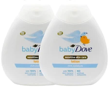 2-Pack Baby Dove Sensitive Skin Care Hypoallergenic Lotion Rich Moisture 6.5oz