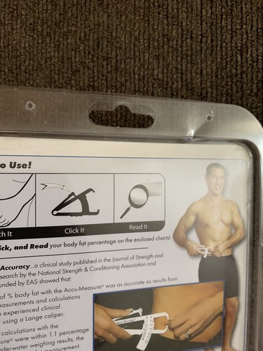 ACCU-MEASURE Fitness 3000 Personal Body Fat Tester New - 第 5/5 張圖片