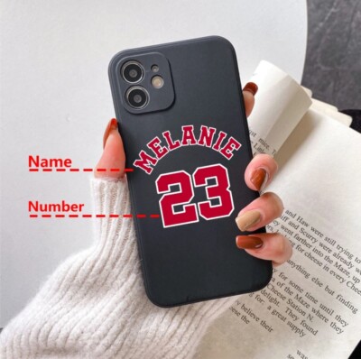 Custom NBA Basketball Number Name Case iPhone 11 12 13 14 15 Pro Max