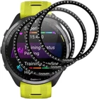 3x 3D protective glass for Garmin Forerunner 965 bulletproof film full screen curved