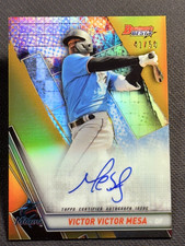 2019 Bowman's Best GOLD REFRACTOR PROSPECT ROOKIE AUTO Victor Victor Mesa  41/50