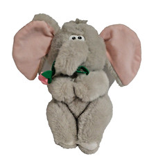 Elephant with rose Plush Russ
