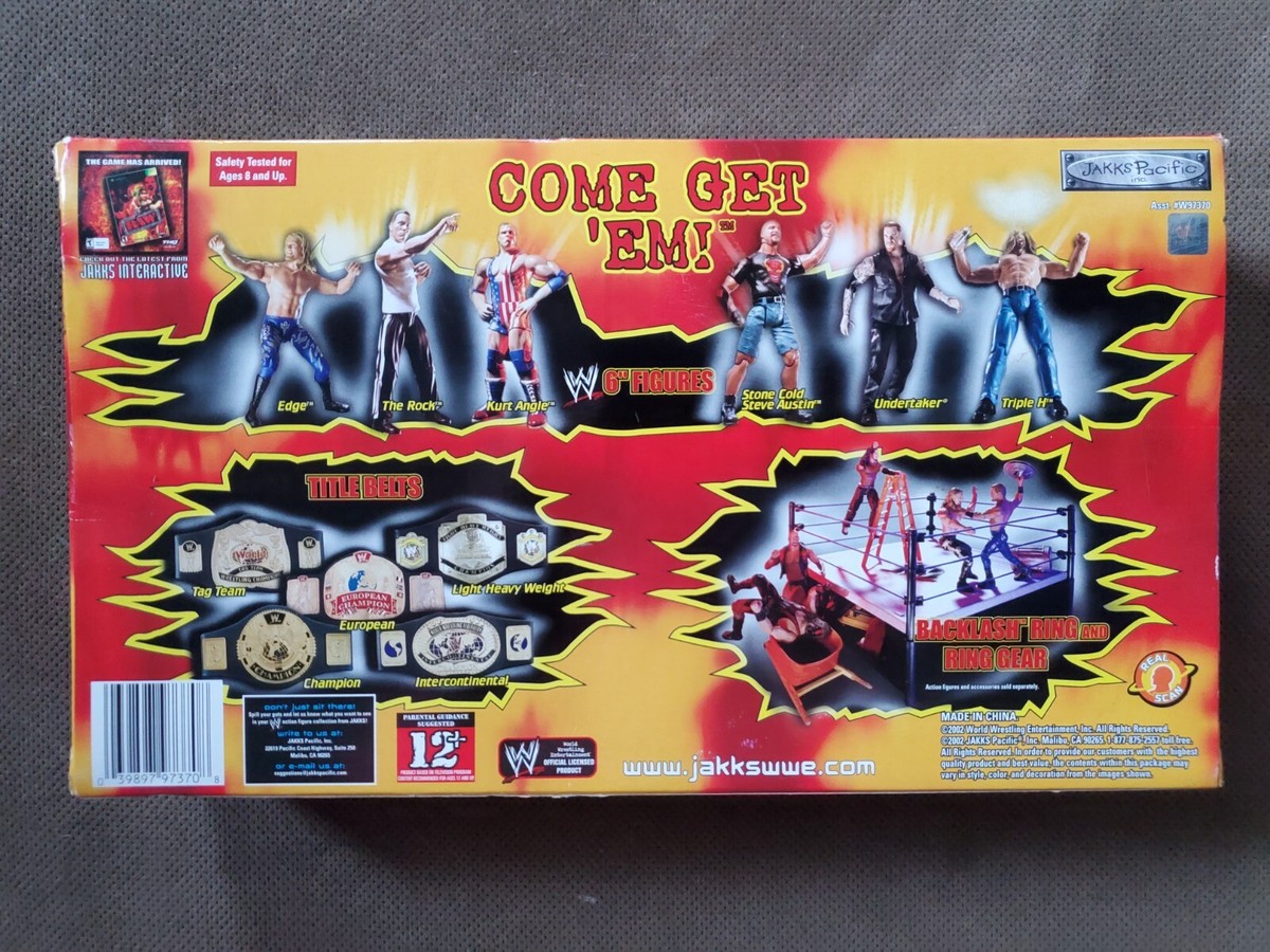 Jakks WWE WWF Hulk Still Rules Figure Set 1984, 1996 & 2002