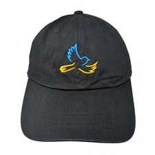 Flying Bird Slideback Hat Black One Size 6 Panel The Classics Yupoong