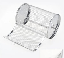  Rolling Cage Air Fryer Stainless Steel Grill Roaster Drum Baking Tool Oven