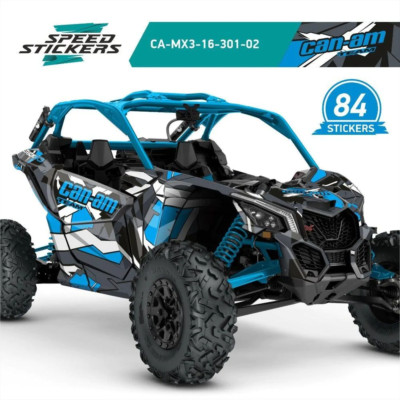 GEOMETRIC design stickers for Can-Am Maverick X3