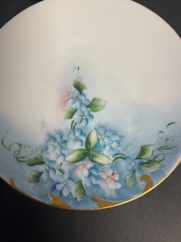Bavaria & RS 6 Inch Plate Floral Pattern Set of 4 Flowers - Picture 3 of 12