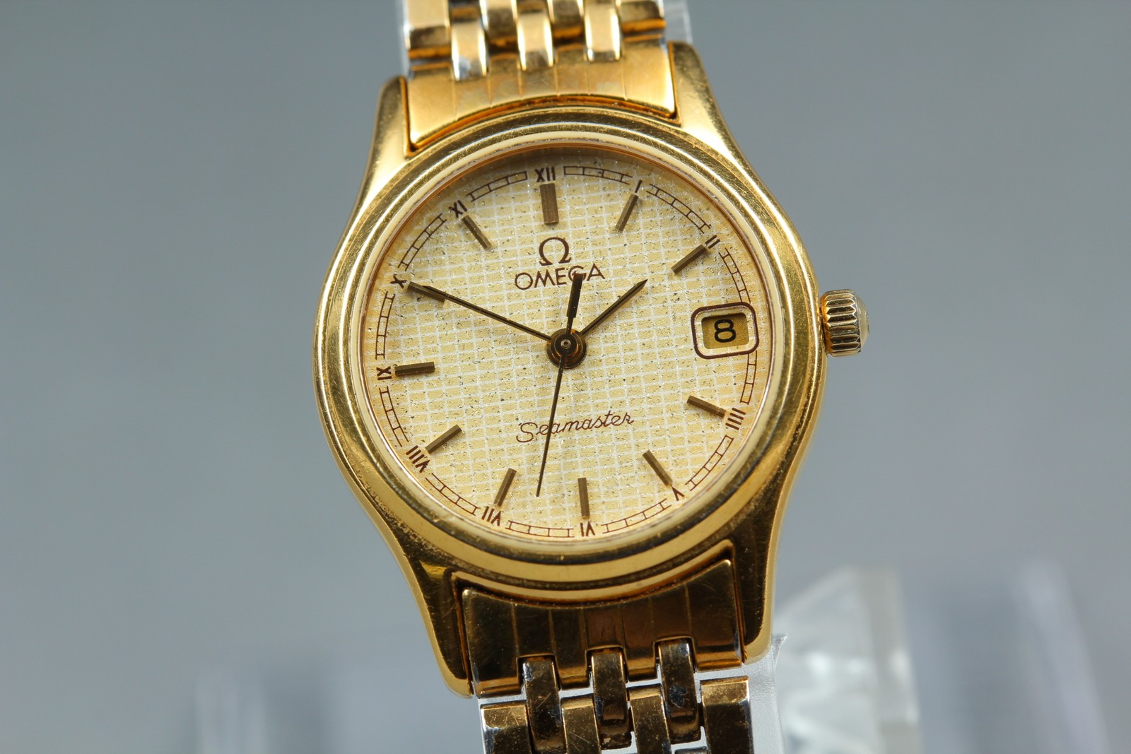 【Exc+5】 OMEGA Seamaster Gold Women's Dress