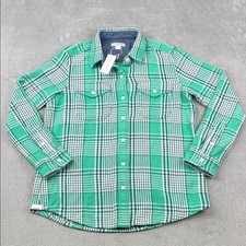 NEW Outerknown XS/S Blanket Shirt Womens 100 Organic Cotton Green