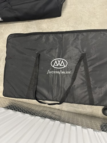 AxcessAbles Portable DJ Facade Booth Table with Black & White Scrims, Carry Case