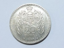 MONACO 20,- Francs 1947 (L4322)