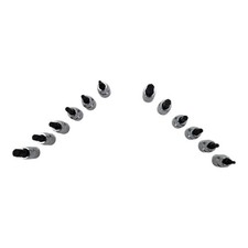 Pittsburgh 12 pc Hex Bit Socket Set SAE Metric 3/8" Drive S2 CR-V