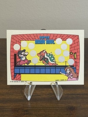 1989 Topps Nintendo Super Mario Bros. Scratch-Off Screen 10 