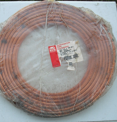 Mueller Refrigeration Tube Dehydrated 3/8 O.D. x .032 Wall 50 Copper Coil D-6050