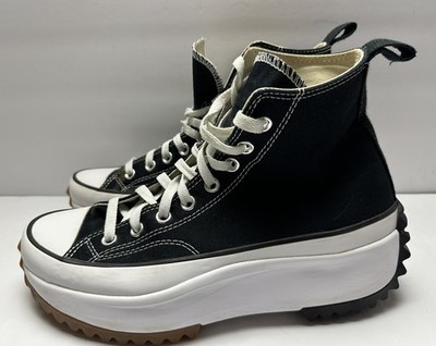 Converse Run Star Hike High Top Women s Size 10 Lace Up Sneakers Black 166800C