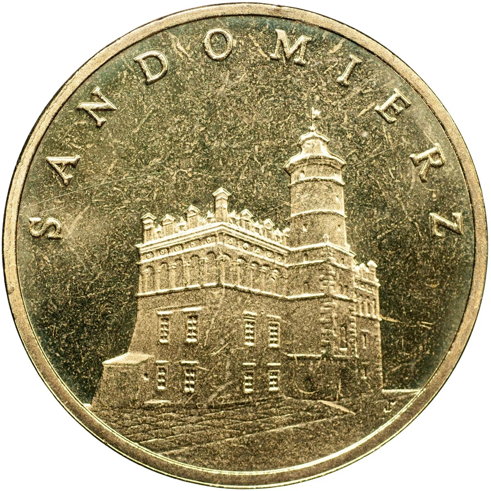 Poland Coin 2 złotych. 2006 (KM#Y.550 Unc) Historical City Sandomierz - Image 3 of 3
